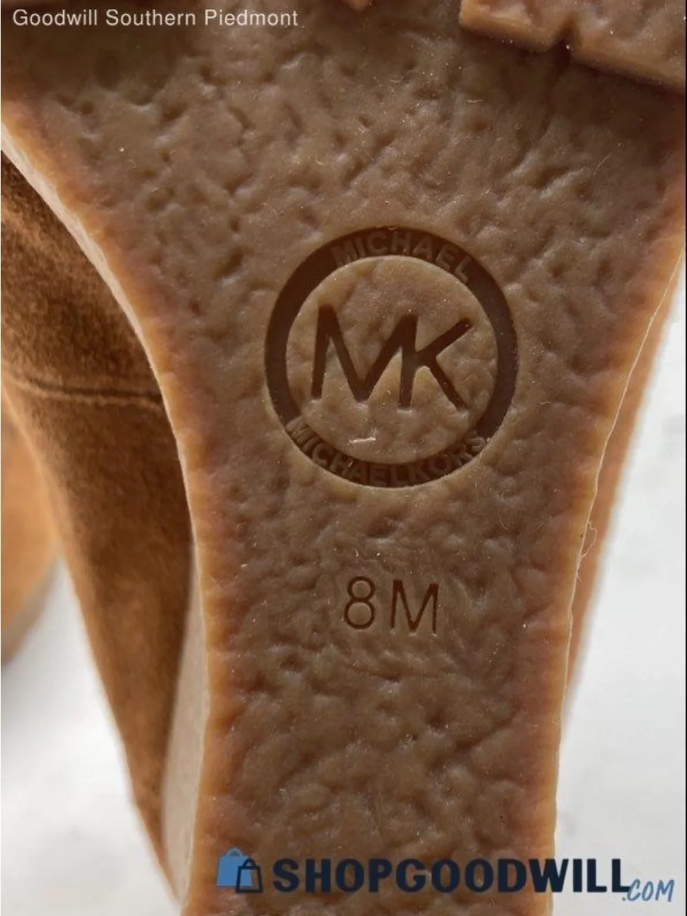 MICHAEL Michael Kors Chestnut Suede Wedge Loafers